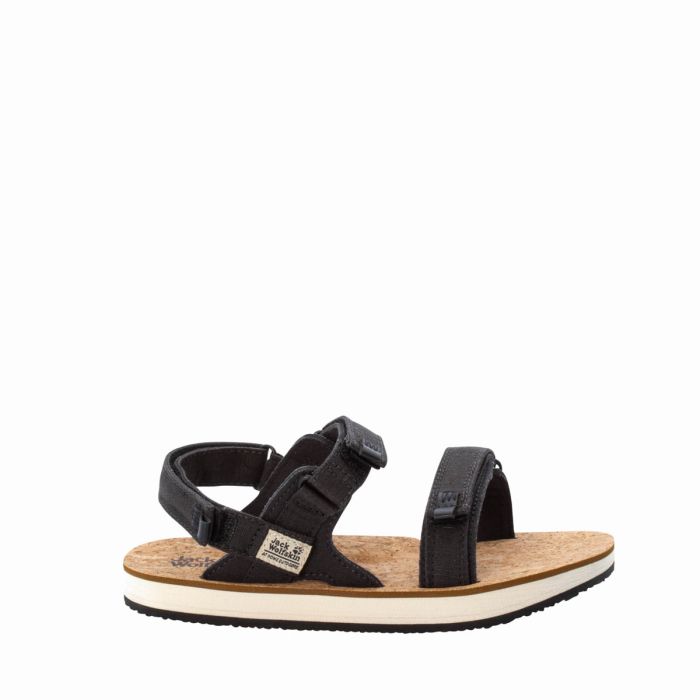 Sandały damskie Jack Wolfskin ECOSTRIDE 2 SANDAL W phantom / cork || 'Sanda\u0142y\u0020damskie\u0020Jack\u0020Wolfskin\u0020ECOSTRIDE\u00202\u0020SANDAL\u0020W\u0020phantom\u0020\u002F\u0020cork'