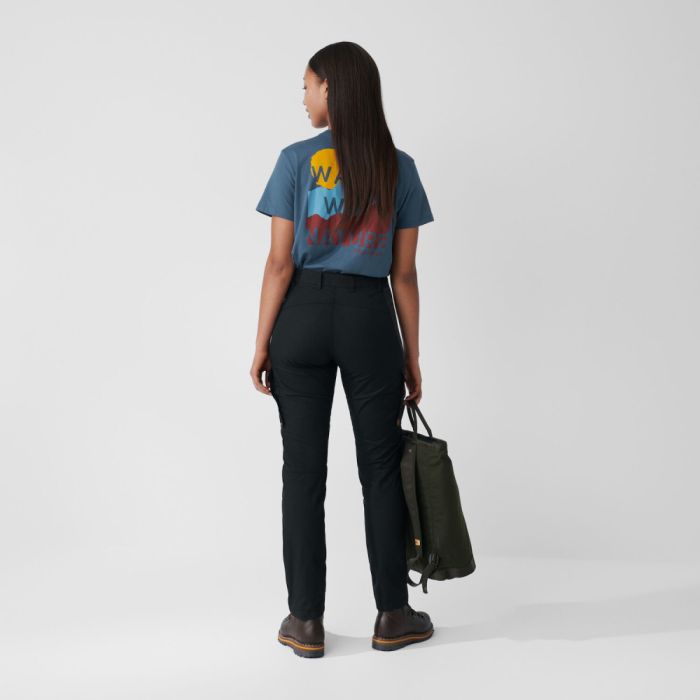 Damskie spodnie trekkingowe Fjallraven Stina Trousers Regular indigo blue || 'Damskie\u0020spodnie\u0020trekkingowe\u0020Fjallraven\u0020Stina\u0020Trousers\u0020Regular\u0020indigo\u0020blue'