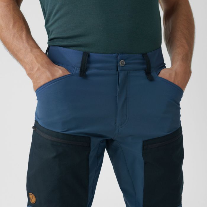 Męskie spodnie trekkingowe Fjallraven Keb Agile Trousers Regular indigo blue || 'M\u0119skie\u0020spodnie\u0020trekkingowe\u0020Fjallraven\u0020Keb\u0020Agile\u0020Trousers\u0020Regular\u0020indigo\u0020blue'