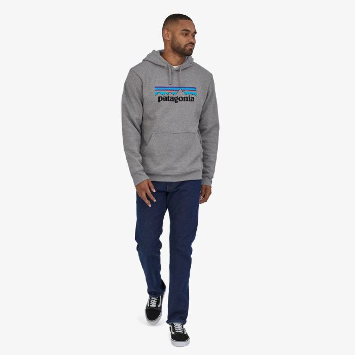 Bluza Patagonia P-6 Logo Uprisal Hoody gravel heather || 'Bluza\u0020Patagonia\u0020P\u002D6\u0020Logo\u0020Uprisal\u0020Hoody\u0020gravel\u0020heather'