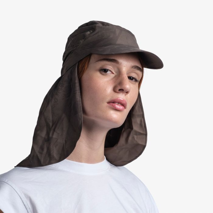 Czapka z daszkiem BUFF Pack Sahara Cap acai khaki || 'Czapka\u0020z\u0020daszkiem\u0020BUFF\u0020Pack\u0020Sahara\u0020Cap\u0020acai\u0020khaki'