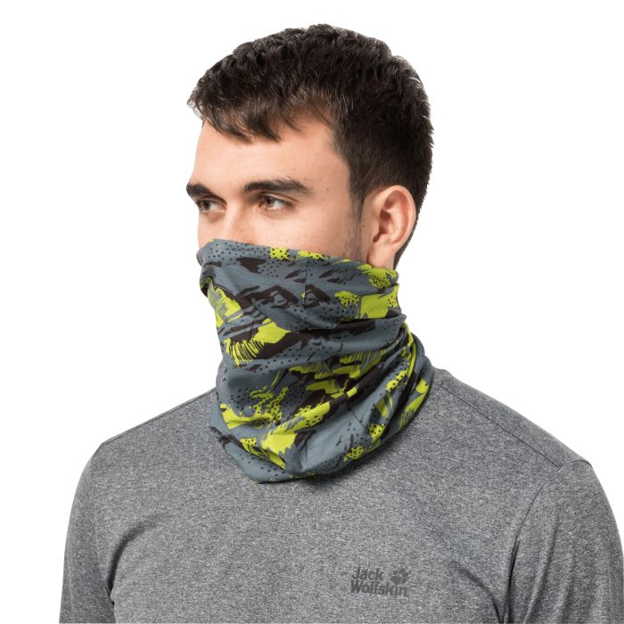 Chusta Jack Wolfskin DECOR HEADGEAR storm grey all over || 'Chusta\u0020Jack\u0020Wolfskin\u0020DECOR\u0020HEADGEAR\u0020storm\u0020grey\u0020all\u0020over'