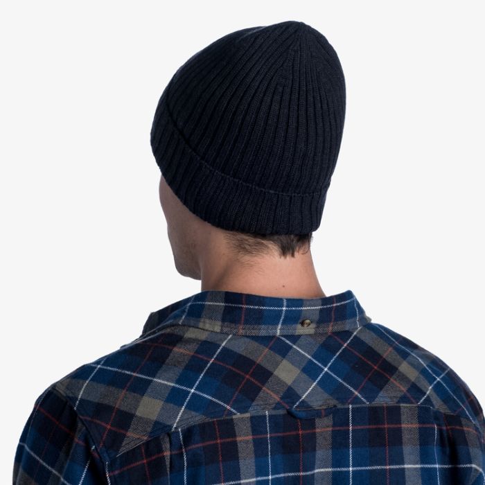 Czapka Buff Merino Knit Hat Norval graphite || 'Czapka\u0020Buff\u0020Merino\u0020Knit\u0020Hat\u0020Norval\u0020graphite'