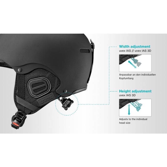 Kask narciarski UVEX JAKK+ white-red 52-55 cm || 'Kask\u0020narciarski\u0020UVEX\u0020JAKK\u002B\u0020white\u002Dred\u002052\u002D55\u0020cm'