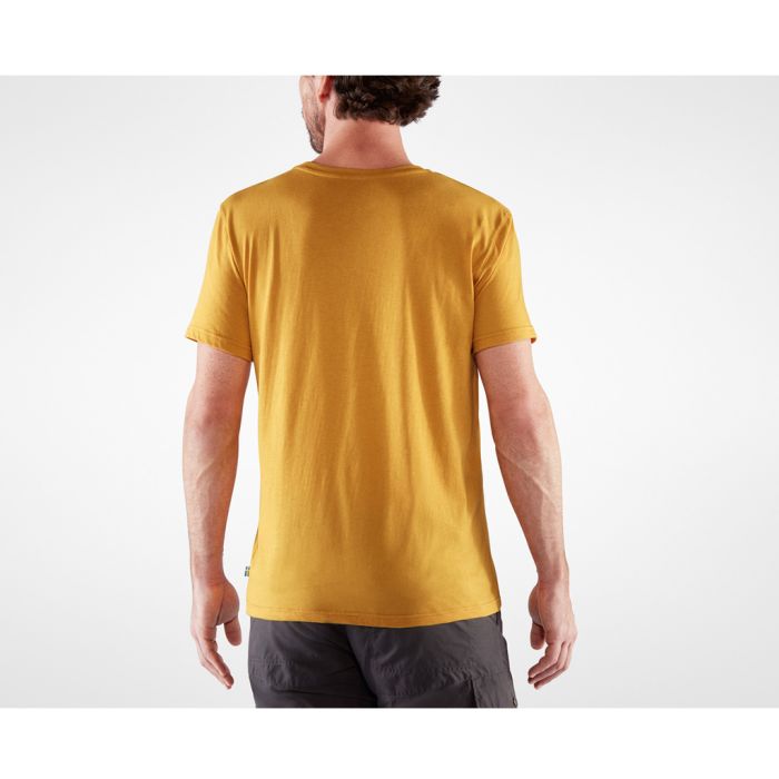 Męska koszulka Fjallraven Logo T-shirt ochre || 'M\u0119ska\u0020koszulka\u0020Fjallraven\u0020Logo\u0020T\u002Dshirt\u0020ochre'