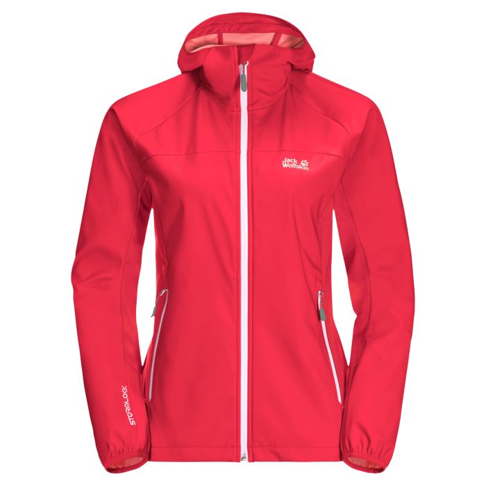 Damska kurtka softshellowa Jack Wolfskin EAGLE PEAK II SOFTSHELL W tulip red || 'Damska\u0020kurtka\u0020softshellowa\u0020Jack\u0020Wolfskin\u0020EAGLE\u0020PEAK\u0020II\u0020SOFTSHELL\u0020W\u0020tulip\u0020red'