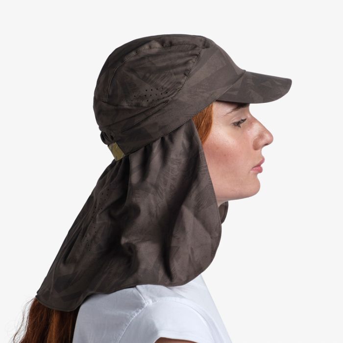 Czapka z daszkiem BUFF Pack Sahara Cap acai khaki || 'Czapka\u0020z\u0020daszkiem\u0020BUFF\u0020Pack\u0020Sahara\u0020Cap\u0020acai\u0020khaki'