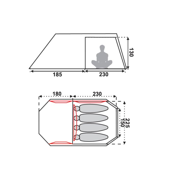 Namiot turystyczny dla 4 osób Fjord Nansen Korsyka IV NG beige || 'Namiot\u0020turystyczny\u0020dla\u00204\u0020os\u00F3b\u0020Fjord\u0020Nansen\u0020Korsyka\u0020IV\u0020NG\u0020beige'