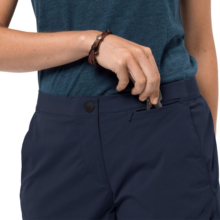 Spodenki damskie Jack Wolfskin HILLTOP TRAIL SHORTS W midnight blue || 'Spodenki\u0020damskie\u0020Jack\u0020Wolfskin\u0020HILLTOP\u0020TRAIL\u0020SHORTS\u0020W\u0020midnight\u0020blue'