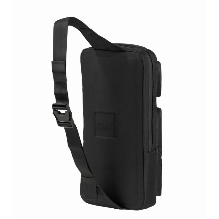 Plecak na jedno ramię, na laptopa 14 cali Jack Wolfskin LYON CROSS OVER ultra black || 'Plecak\u0020na\u0020jedno\u0020rami\u0119,\u0020na\u0020laptopa\u002014\u0020cali\u0020Jack\u0020Wolfskin\u0020LYON\u0020CROSS\u0020OVER\u0020ultra\u0020black'