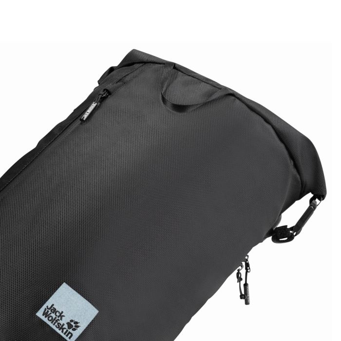 Plecak miejski na laptopa 14+10 cali Jack Wolfskin HELSINKI ROLLTOP ultra black || 'Plecak\u0020miejski\u0020na\u0020laptopa\u002014\u002B10\u0020cali\u0020Jack\u0020Wolfskin\u0020HELSINKI\u0020ROLLTOP\u0020ultra\u0020black'