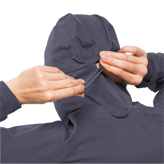 Damska kurtka przeciwdeszczowa Jack Wolfskin HIGHEST PEAK JACKET W graphite || 'Damska\u0020kurtka\u0020przeciwdeszczowa\u0020Jack\u0020Wolfskin\u0020HIGHEST\u0020PEAK\u0020JACKET\u0020W\u0020graphite'