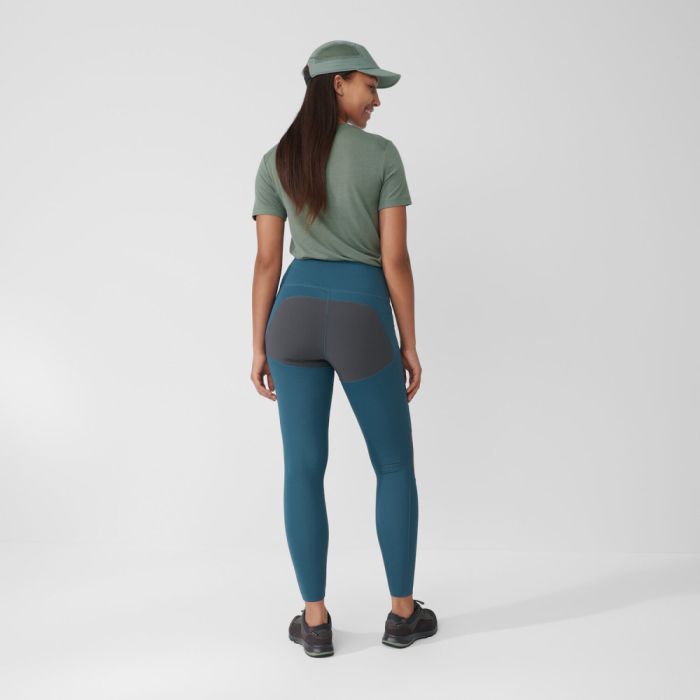 Damskie legginsy trekkingowe Fjallraven Abisko Trekking Tights Pro indigo blue || 'Damskie\u0020legginsy\u0020trekkingowe\u0020Fjallraven\u0020Abisko\u0020Trekking\u0020Tights\u0020Pro\u0020indigo\u0020blue'