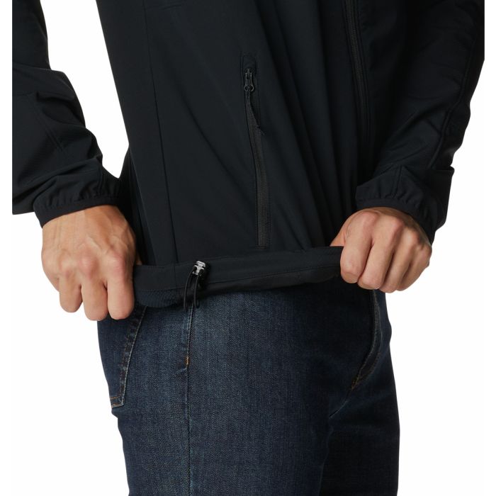 Męski softshell Columbia Tall Heights Hooded Softshell black || 'M\u0119ski\u0020softshell\u0020Columbia\u0020Tall\u0020Heights\u0020Hooded\u0020Softshell\u0020black'