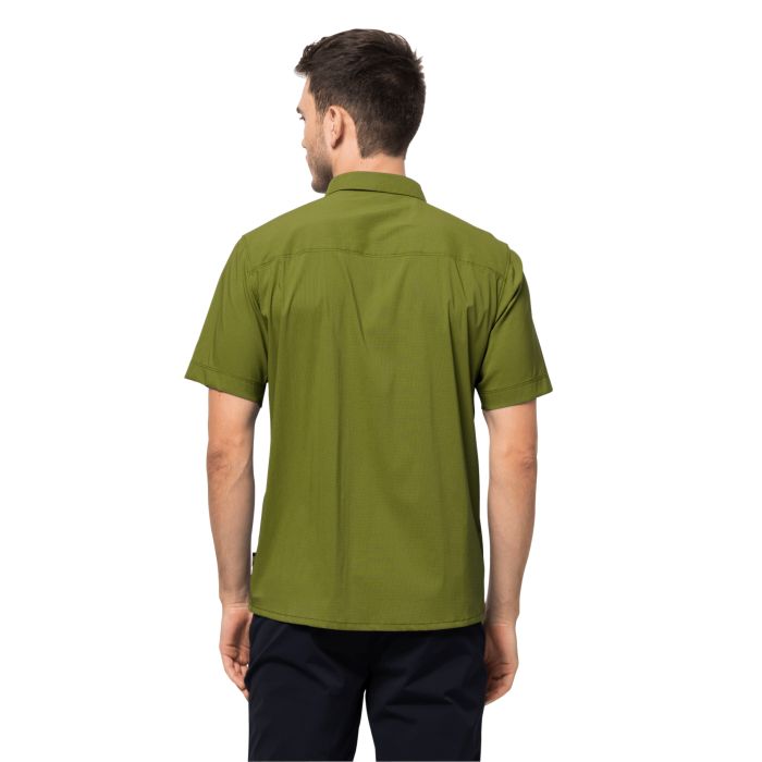 Koszula z krótkim rękawem Jack Wolfskin KENOVO II S/S M golden cypress || 'Koszula\u0020z\u0020kr\u00F3tkim\u0020r\u0119kawem\u0020Jack\u0020Wolfskin\u0020KENOVO\u0020II\u0020S\u002FS\u0020M\u0020golden\u0020cypress'