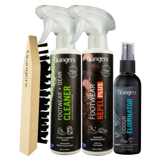 Zestaw do czyszczenia i impregnowania butów Grangers Footwear Care Kit GRF203 || 'Zestaw\u0020do\u0020czyszczenia\u0020i\u0020impregnowania\u0020but\u00F3w\u0020Grangers\u0020Footwear\u0020Care\u0020Kit\u0020GRF203'