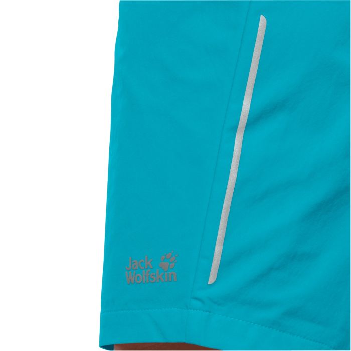 Damskie spodenki sportowe Jack Wolfskin TOURER SHORTS W dark aqua || 'Damskie\u0020spodenki\u0020sportowe\u0020Jack\u0020Wolfskin\u0020TOURER\u0020SHORTS\u0020W\u0020dark\u0020aqua'