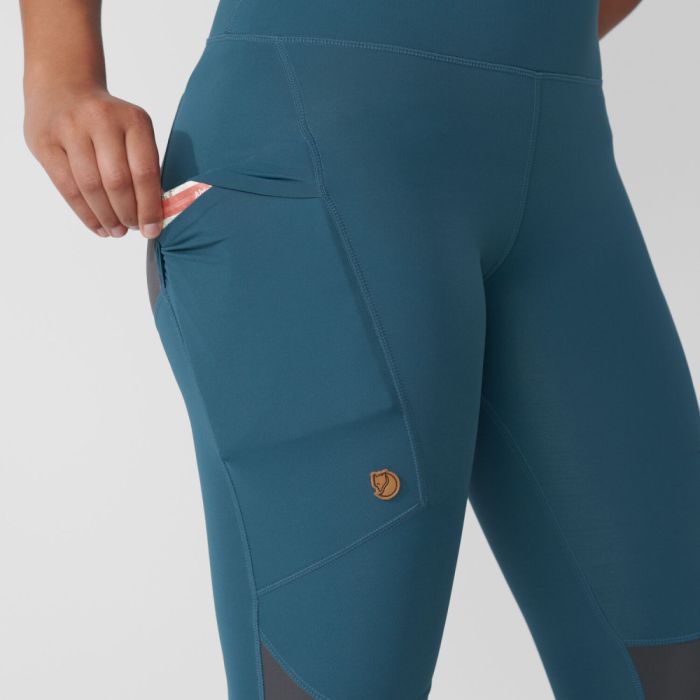 Damskie legginsy trekkingowe Fjallraven Abisko Trekking Tights Pro indigo blue || 'Damskie\u0020legginsy\u0020trekkingowe\u0020Fjallraven\u0020Abisko\u0020Trekking\u0020Tights\u0020Pro\u0020indigo\u0020blue'