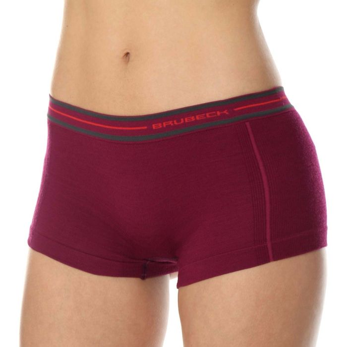Bokserki damskie Brubeck Active Wool BX10860 plum || 'Bokserki\u0020damskie\u0020Brubeck\u0020Active\u0020Wool\u0020BX10860\u0020plum'