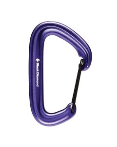 Karabinek wspinaczkowy z zamkiem drucianym Black Diamond LITEWIRE purple