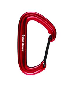 Karabinek wspinaczkowy z zamkiem drucianym Black Diamond LITEWIRE red