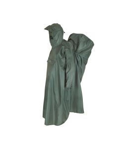 Peleryna trekkingowa z miejscem na plecak Fjord Nansen Backpacker Poncho thyme green