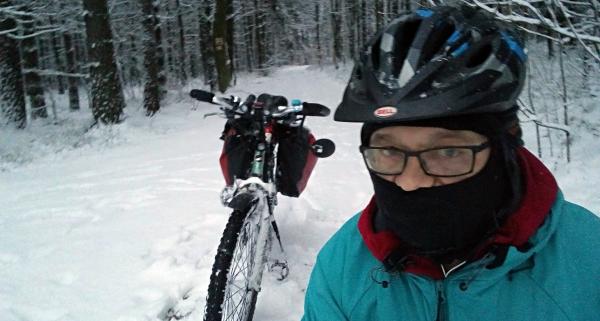Zima na rowerze, czyli ani deszcz, ani śnieg, ani mróz nie zatrzymają szalonego cyklisty ;)